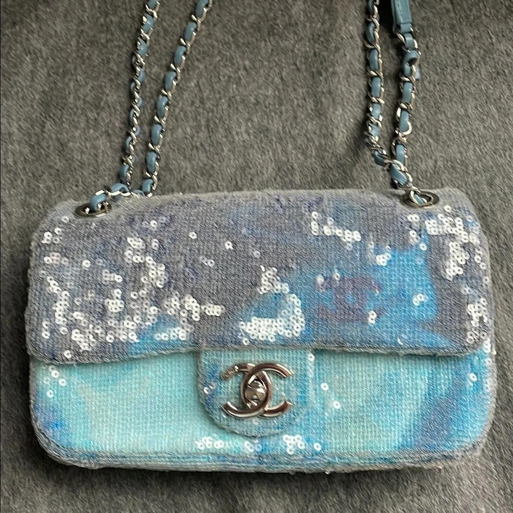 Chanel Waterfall Sequin Flap Bag